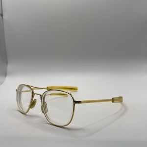 Vintage Command USA 23K Gold Pilot Aviator Sunglasses Eyeglasses FRAMES ONLY